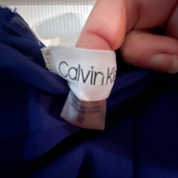 Royal Blue Calvin Klein formal gown - Picture 5 of 7
